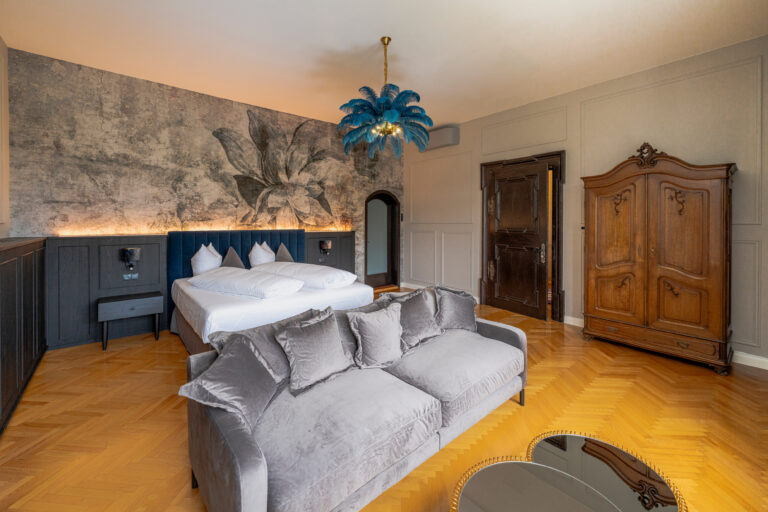 Interior Fotografie der Hotelzimmer im Georgi Schloss